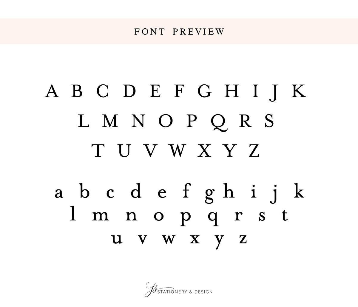 a font preview featuring the alphabet in a sans-serif font.