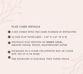 Simple Modern Personalized Stationery Note Cards, Stationary Flat Cards with Envelopes, Personalized Stationary for Family