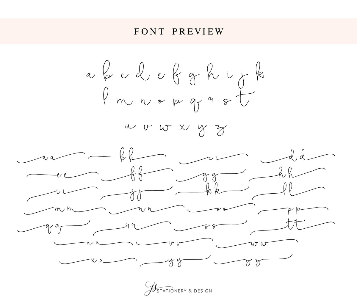 The image is a collection of various handwritten font samples, including the alphabet, script, and other decorative elements. The font samples are presented in a cursive style, showcasing different lettering and lettering styles. The image does not contain any text or specific information about the content or purpose of the font samples.