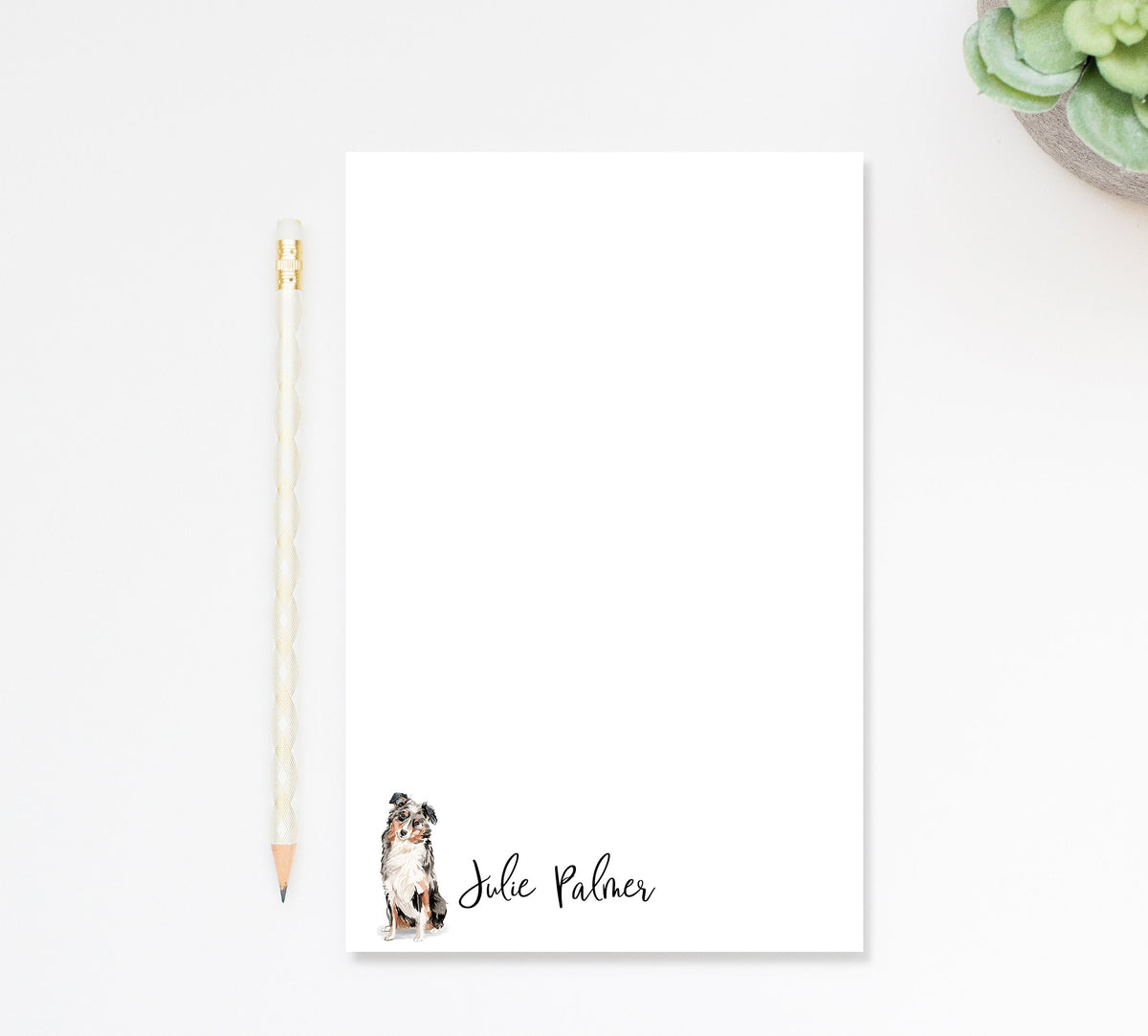 Personalized Dog Notepad Stationery, Notepad with Dog Notes, Custom Notepad Gift, Paper Gift, Dog Lover Gift For, Personalized Notepads