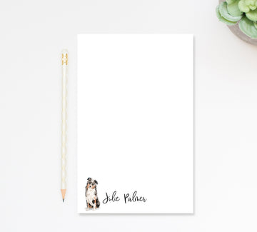 Personalized Dog Notepad Stationery, Notepad with Dog Notes, Custom Notepad Gift, Paper Gift, Dog Lover Gift For, Personalized Notepads