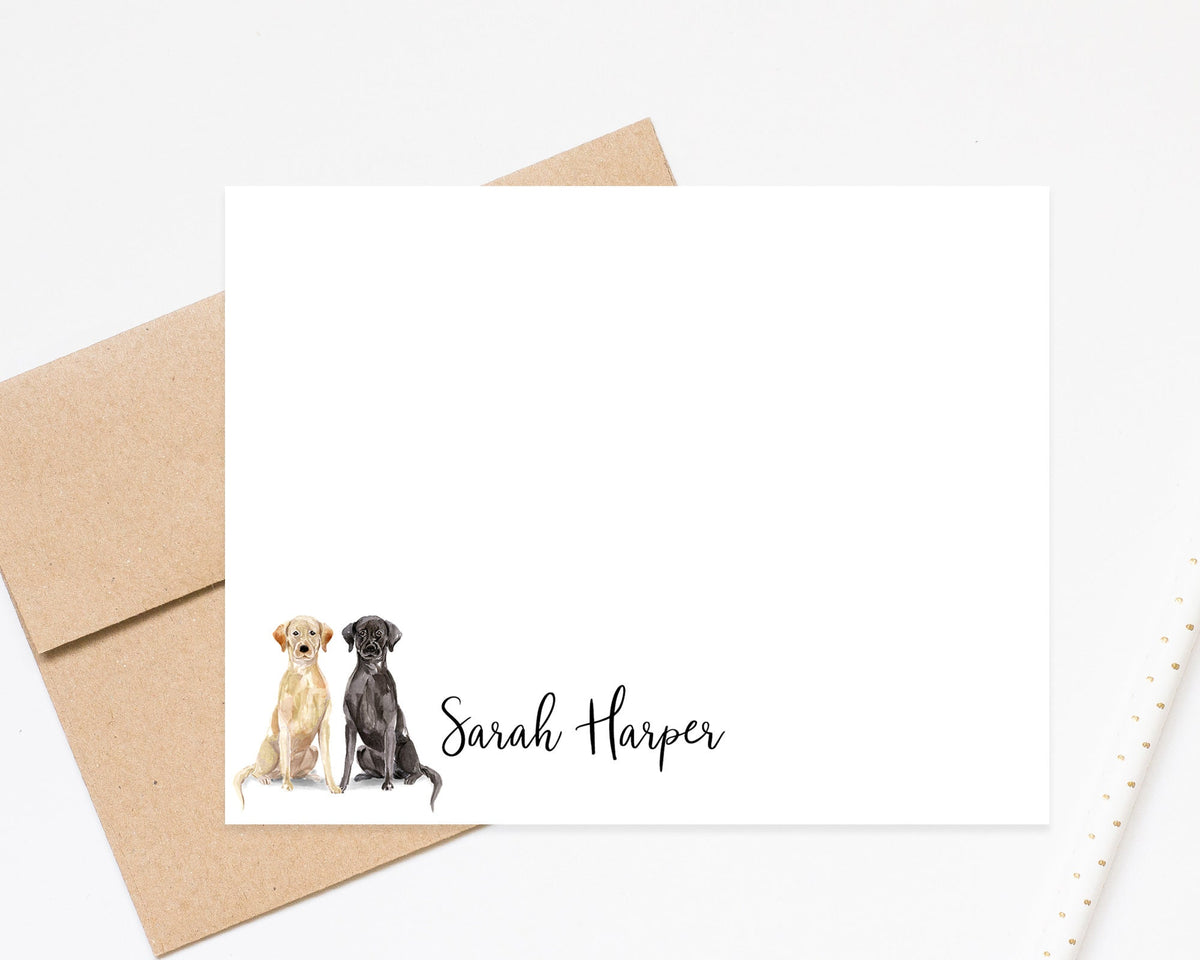 Personalized Dog Lover Gift for Dog Lovers, Personalized Dog Stationary, Personalized Dog Stationery Card Set