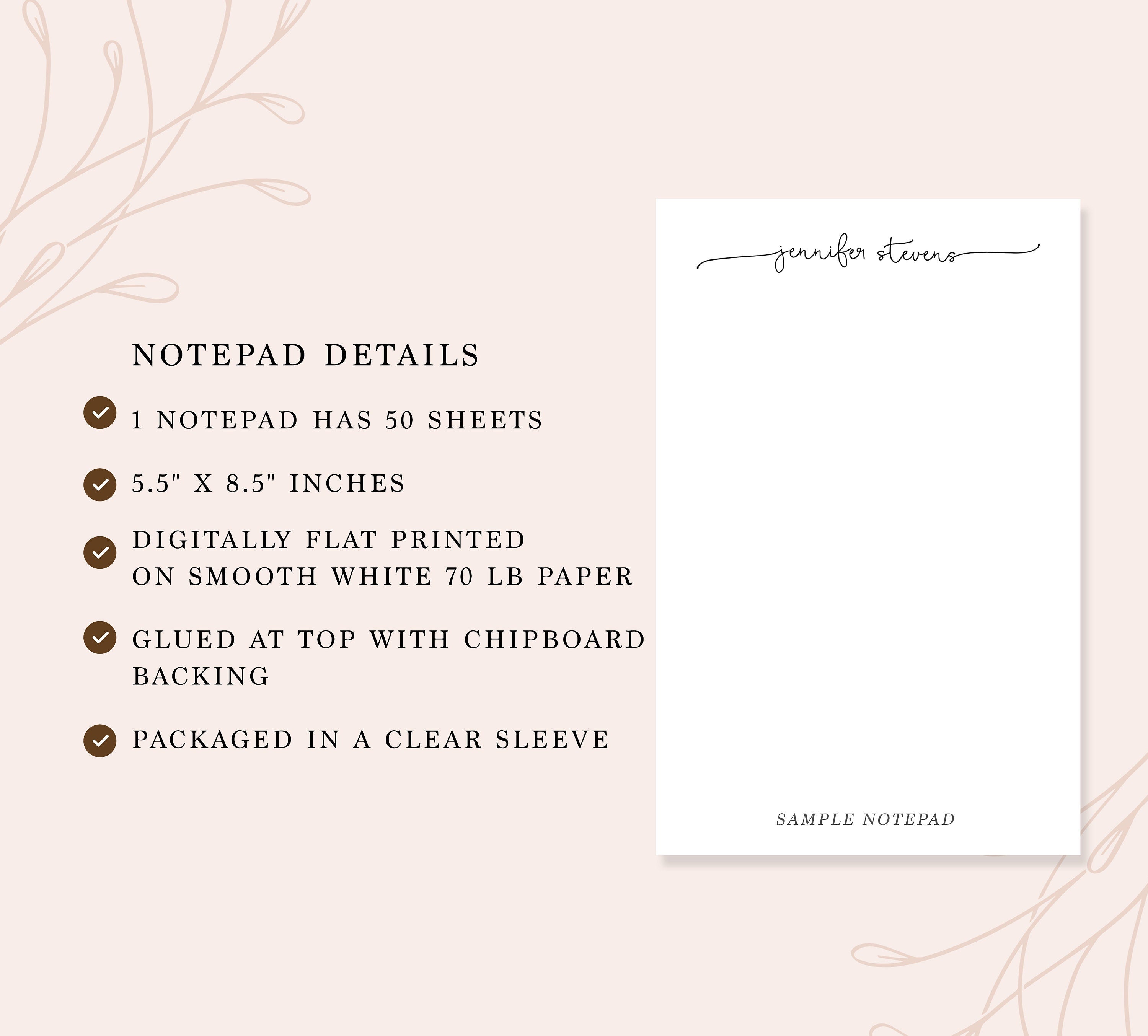Personalized Teacher Notepad with American Flag, From the Desk of Stationery Gift for Friend, Patriotic Writing Pad, Lined Unlined Paper