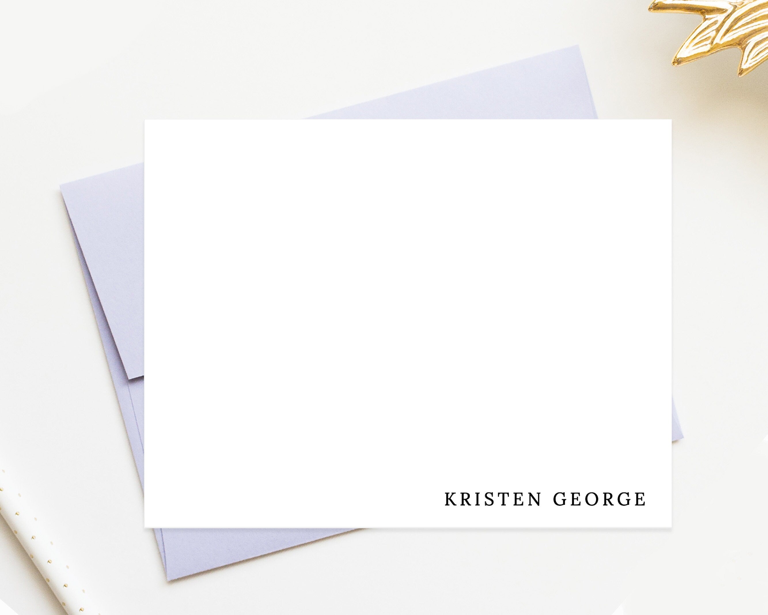 Business Stationary Thank You Notes For The Company , Stationary For Women, Thank you Flat Cards, Personalized Notecards, Gift for Family