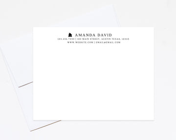 Business Stationary Thank You Notes For Real Estate Company, Personalized Stationery for Realtor, Custom Real Estate Stationery Card Set