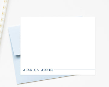 Modern Stationary, Simple Minimal Stationery Notecard for Her, Personal Stationary Gift Set, Business Notecard, Correspondence Card