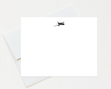 Stationary For Pilot, Correspondence Cards for Business Note, Stationery Gift for Pilot, Stationary with Plane, Thank You Cards & Envelopes