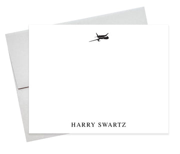Personalized Stationary For Pilot, Correspondence Cards for Business Note, Stationary Gift for Pilot, Stationary Thank You Cards Envelopes