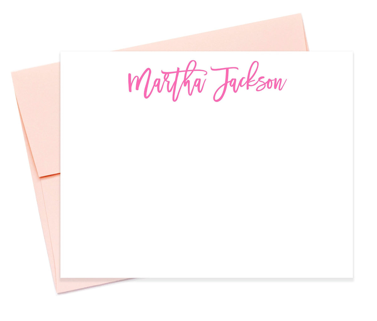 Personalized Stationery with Script Font, Custom Stationary with Envelopes With Return Address, Stationery Set Personalized, Thank You Notes