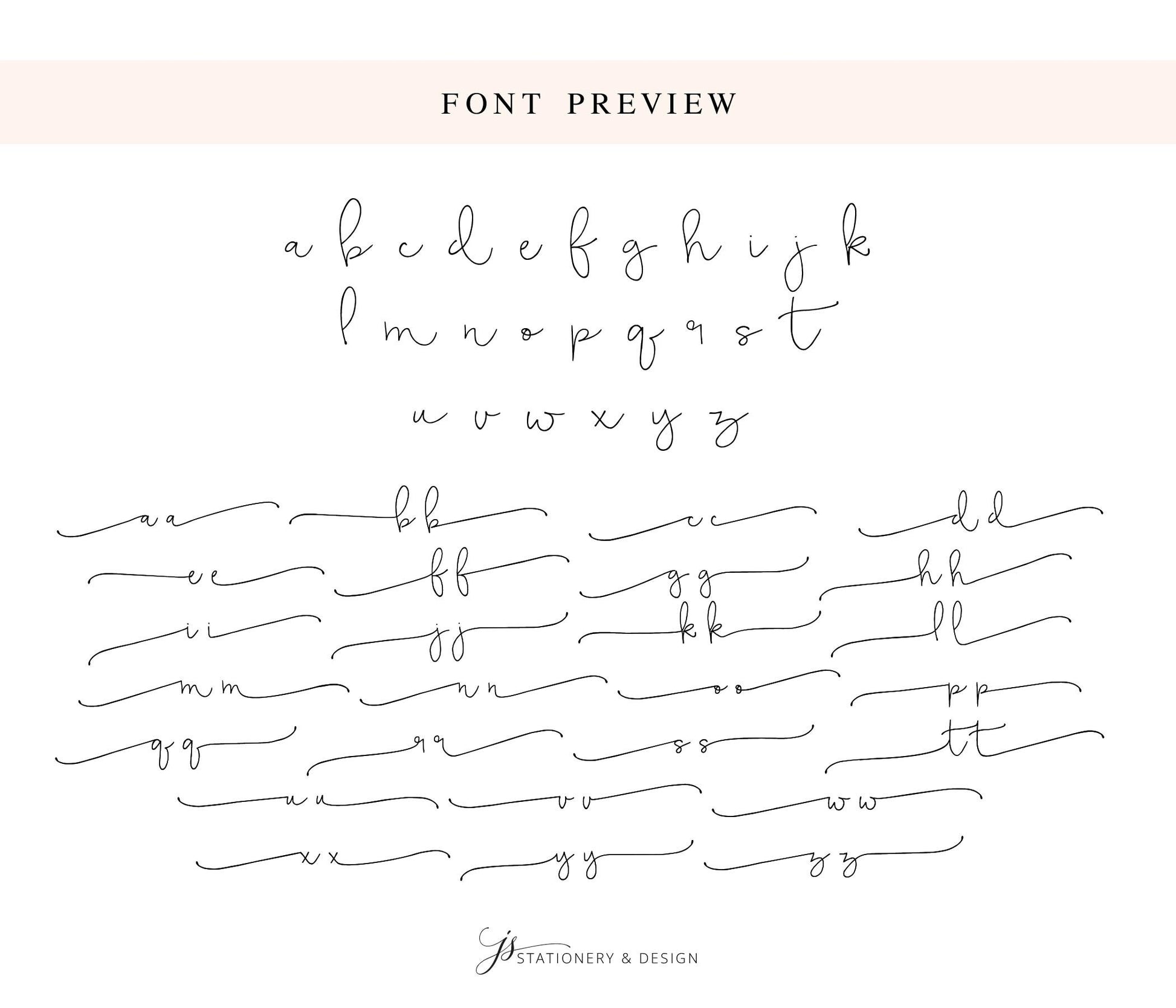 Stretched Scripted Personalized Stationery Note Cards, Flat Cards with Envelopes, Personalized Stationary