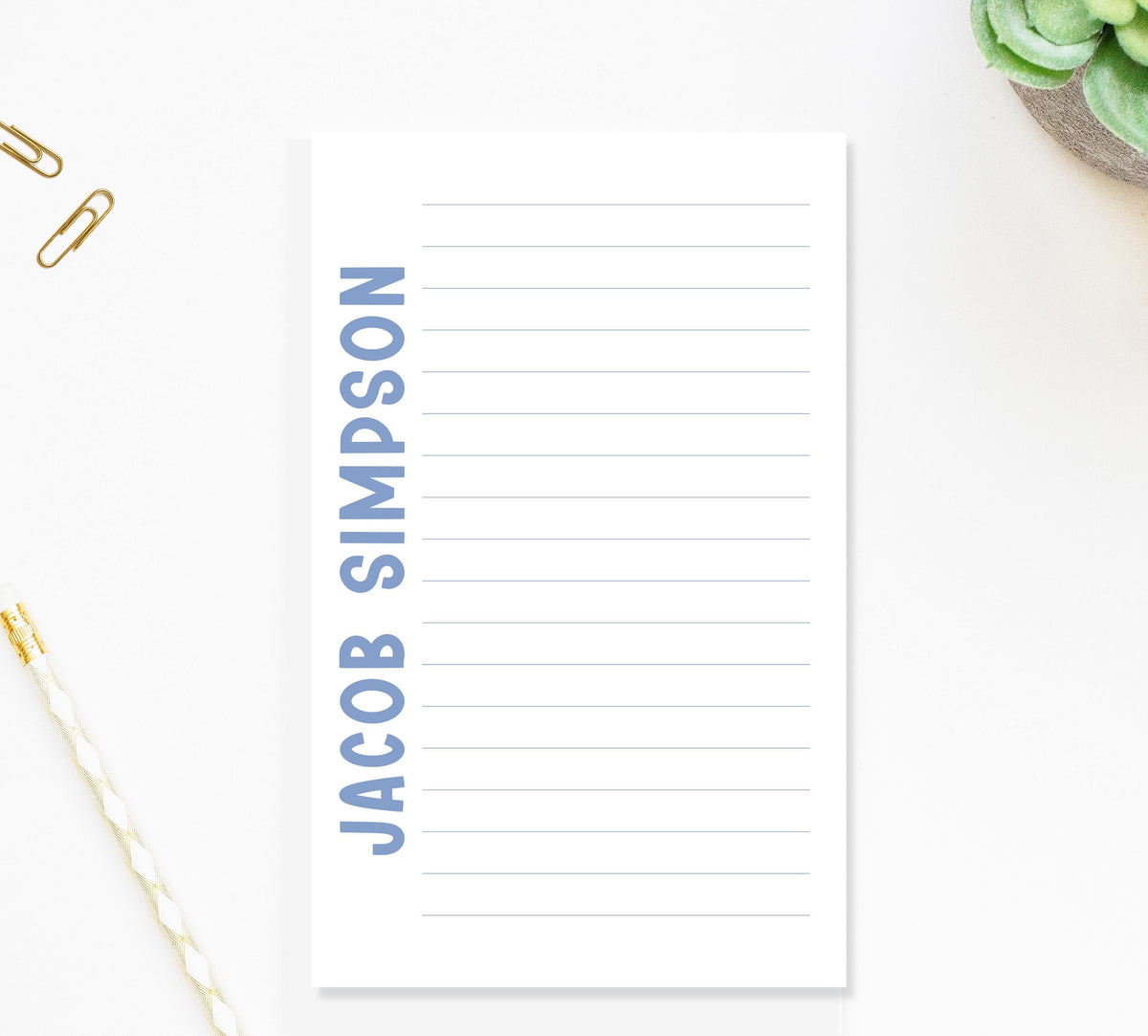 Personalized Stationery Gift For Boys, Custom Stationary for Him, Stationery Memo Pad, Children Stationery For Him with Lines