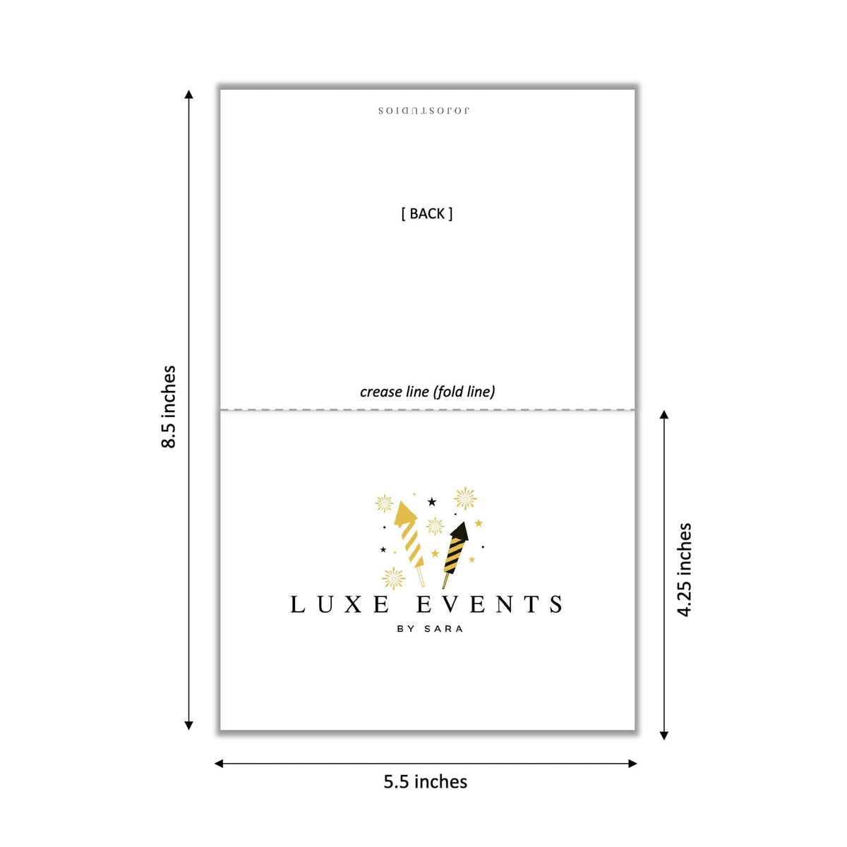 Personalized Folded Card Stationery with Your Business Logo, Thank you Professional Notecards Blank Inside, Set of 10 Cards 10 Envelope