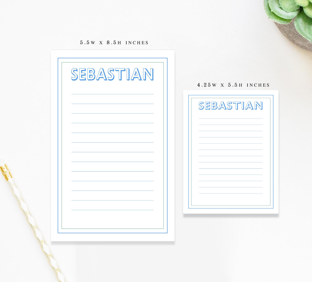 Personalized Notepad Stationery for Children Gift, Notepad Gift For Kids, Custom To Do List Memo Notepad for School