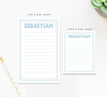 Personalized Notepad Stationery for Children Gift, Notepad Gift For Kids, Custom To Do List Memo Notepad for School