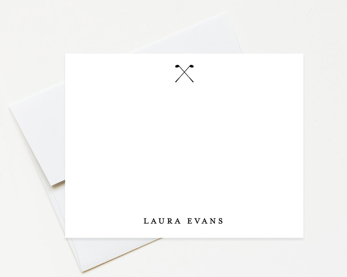 Stationary Note Cards Set for Women, Golf Personalized Stationery For Men, Personalized Stationary for Friends, Gifts under 25