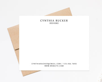 Personalized Stationary for Small Business, Stationery Note Card Set, Personalized Stationery Notecards Set Stationary, Modern Stationary