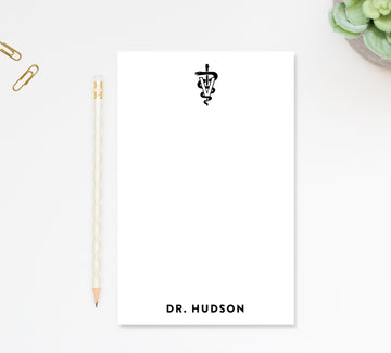 Personalized Vet Notepad for Doctor, A note from Veterinarian Doctors Gift