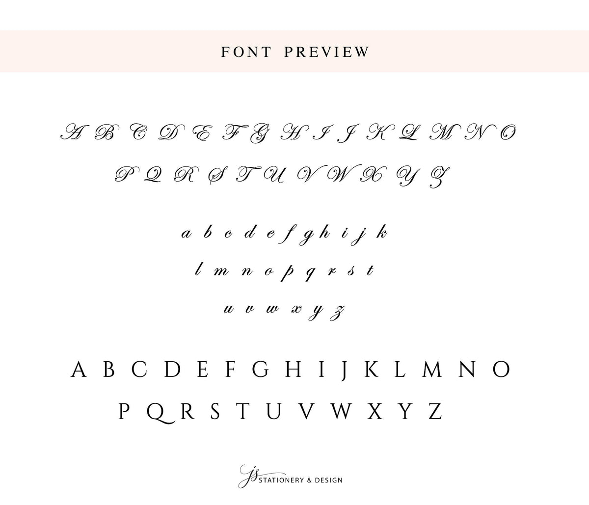 Personalized Calligraphy Stationery Set, Elegant Notecards with Envelopes