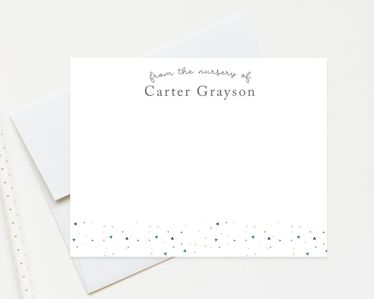 Personalized Stationery for Kid, Personalized Gifts for Mom, From the Nursery of Kids Stationary Set, Baby Shower Gift, Cute Stationery Gift