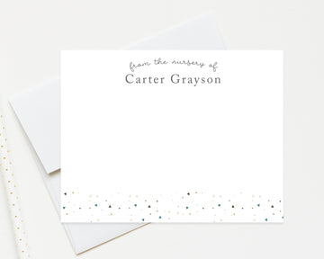 Personalized Stationery for Kid, Personalized Gifts for Mom, From the Nursery of Kids Stationary Set, Baby Shower Gift, Cute Stationery Gift