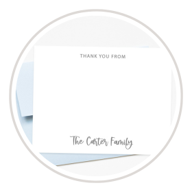 Note Cards for Family